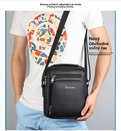 🎉👜【Nový produkt🔥】【Obmedzené zásoby】Pánske módne biznis ležérna taška cez rameno pravá koža