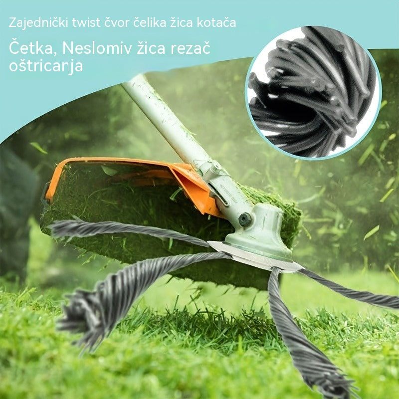 💥【Kupite jedan, dobijte jedan gratis】13 € po komadu 🌿⚙️ Oštrica za kosilicu s žicom od 6 inča