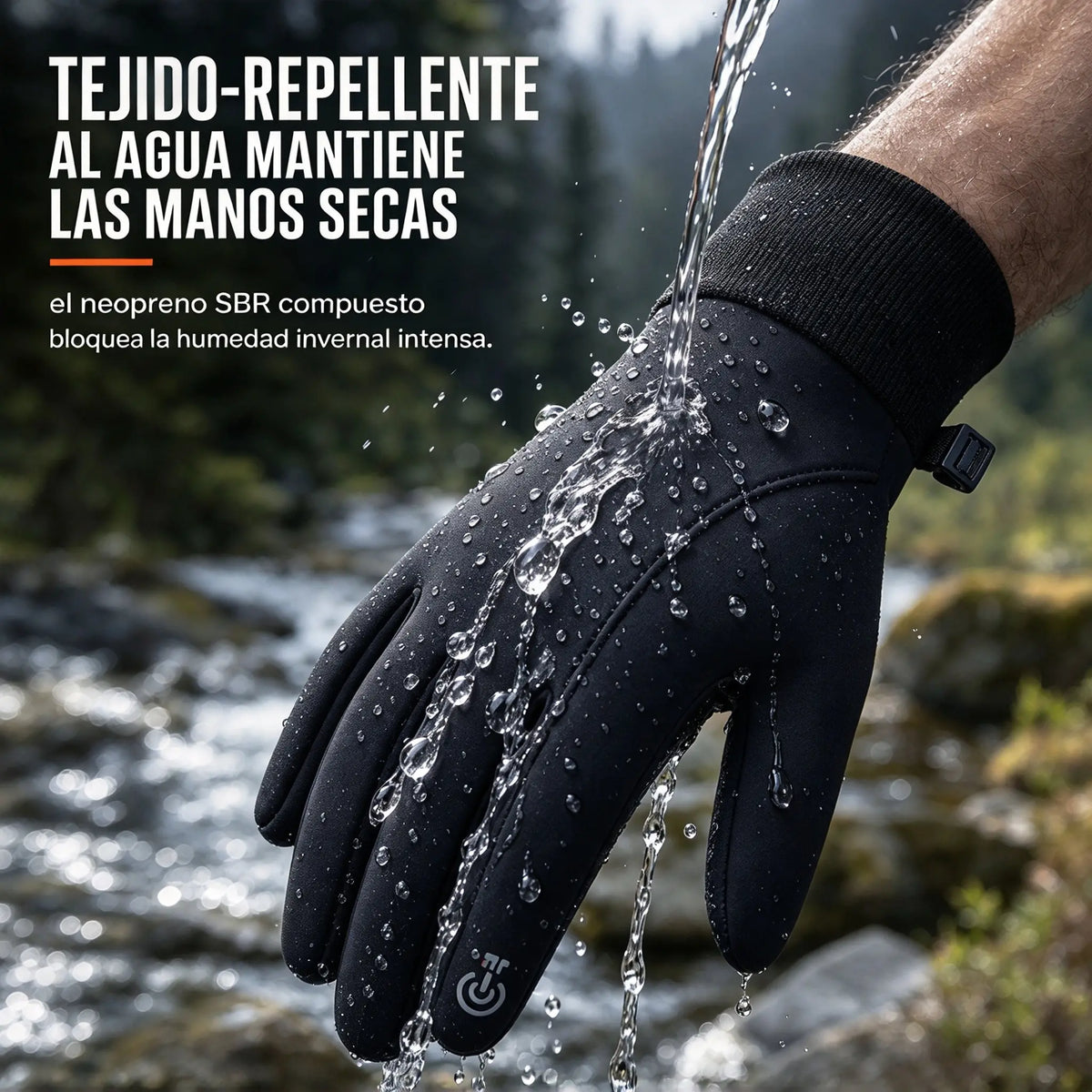 🧤❄️ ¡50% de descuento 🥳 Guantes de ciclismo impermeables para invierno: térmicos, compatibles con pantallas táctiles, repelentes al agua y antideslizantes. 🛡️