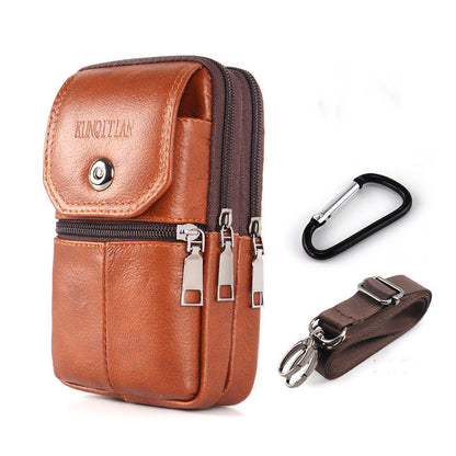 🔥Hit Sprzedaży 【Rabat 50%】✨👍Skórzana Saszetka Męska na Telefon – Praktyczna Torba Crossbody na Co Dzień | Wygoda i Styl