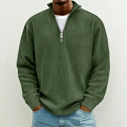 🔥【S-5XL】Nuevo polo de cuello alto sencillo de color liso para hombre, colección 2026