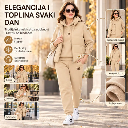 【M-4XL】💟💞Novi trodijelni casual set iz 2026. (prsluk + top + hlače)