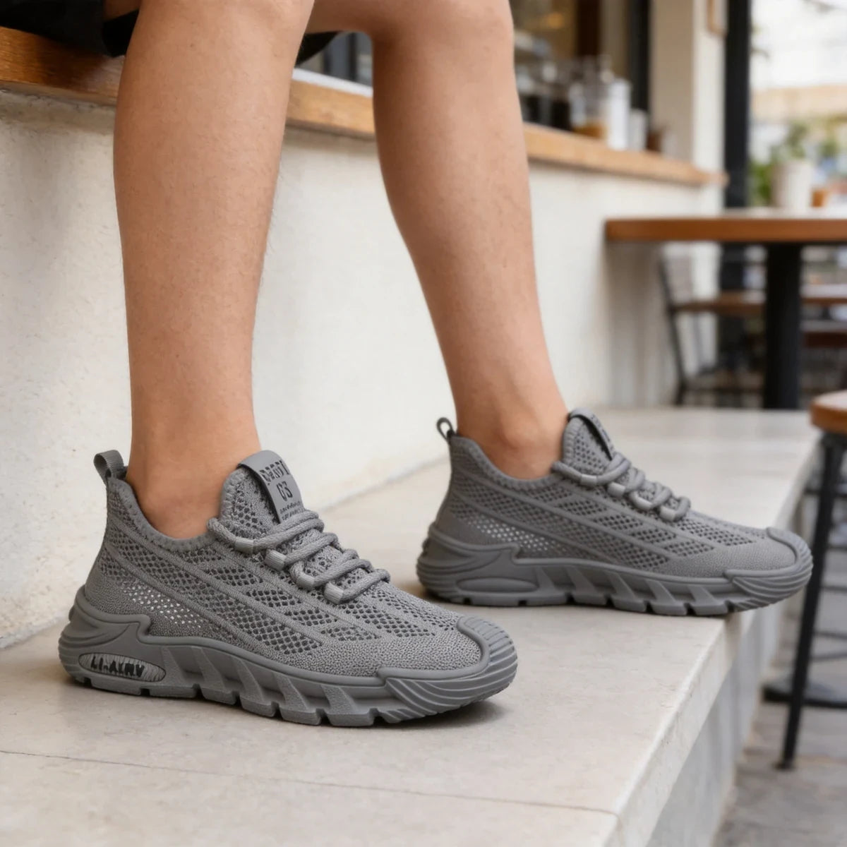 【39-44】🔥Nuevas zapatillas de hombre transpirables de malla perforada con suela flexible para una mayor comodidad al caminar💨