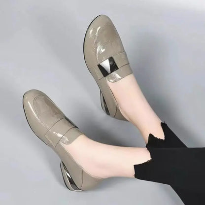 🔥🎁 2026 Nowe brytyjskie skórzane buty Mary Jane z miękką podeszwą i niskim obcasem