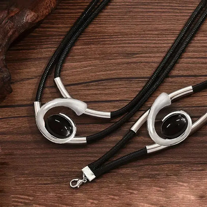 ✨🔥【Kup jeden, a drugi dostaniesz gratis】Zestaw naszyjnika i bransoletki w stylu boho z kamieniami szlachetnymi