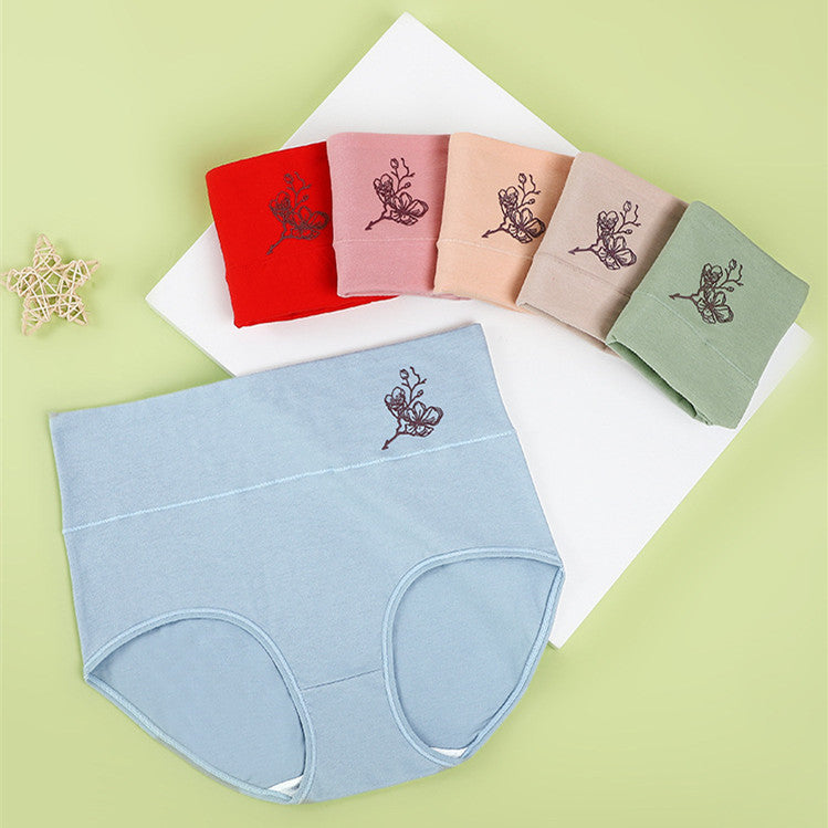 💖Último día 50% de descuento- 【Compra 3 y llévate 3 gratis】Braguitas de algodón puro de cintura alta y realce de cadera, tallas grandes (40-100 kg)