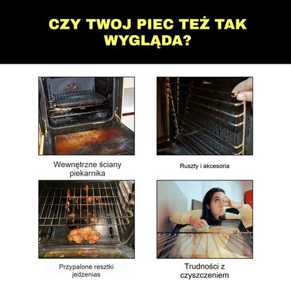 🧼【2 sztuki za 119 zł】Wydajny spray do czyszczenia piekarników i grilli, łatwo usuwa tłuszcz oraz resztki jedzenia, nie wymaga szorowania