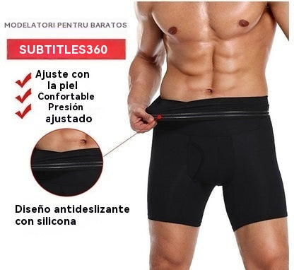 🔥【Oferta por tiempo limitado】Pantalones moldeadores transpirables de cintura alta y alta elasticidad para hombre