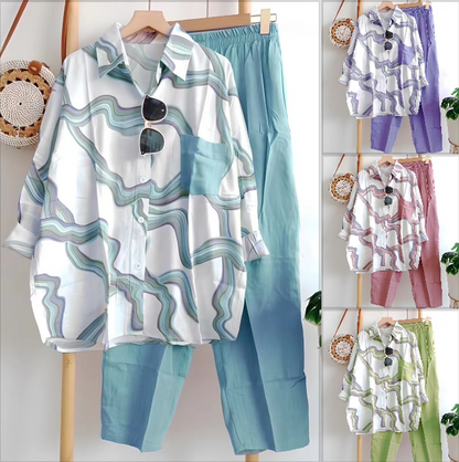 🔥 【 rabat 50%】💖【L-4XL】 🌸 prosty bawełniany zestaw codzienny na wiosnę i jesień, uniwersalny do noszenia na co dzień oraz do pracy