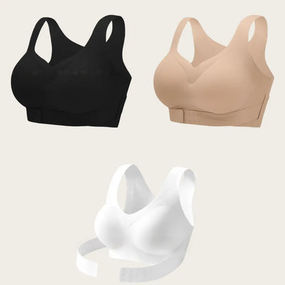 👙【40-120 kg】【Zestaw 3 sztuk】✨Kształtująca bielizna damska, koryguje linię pleców💋