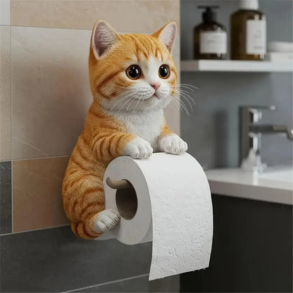🐱Uroczy uchwyt na papier toaletowy z motywem kota
