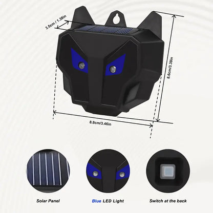 🔥【50% OFF】🐂🐖 Livadă Pești Iaz Câmp de orez Repelant solar pentru păsări Alarma sonoră și luminoasă