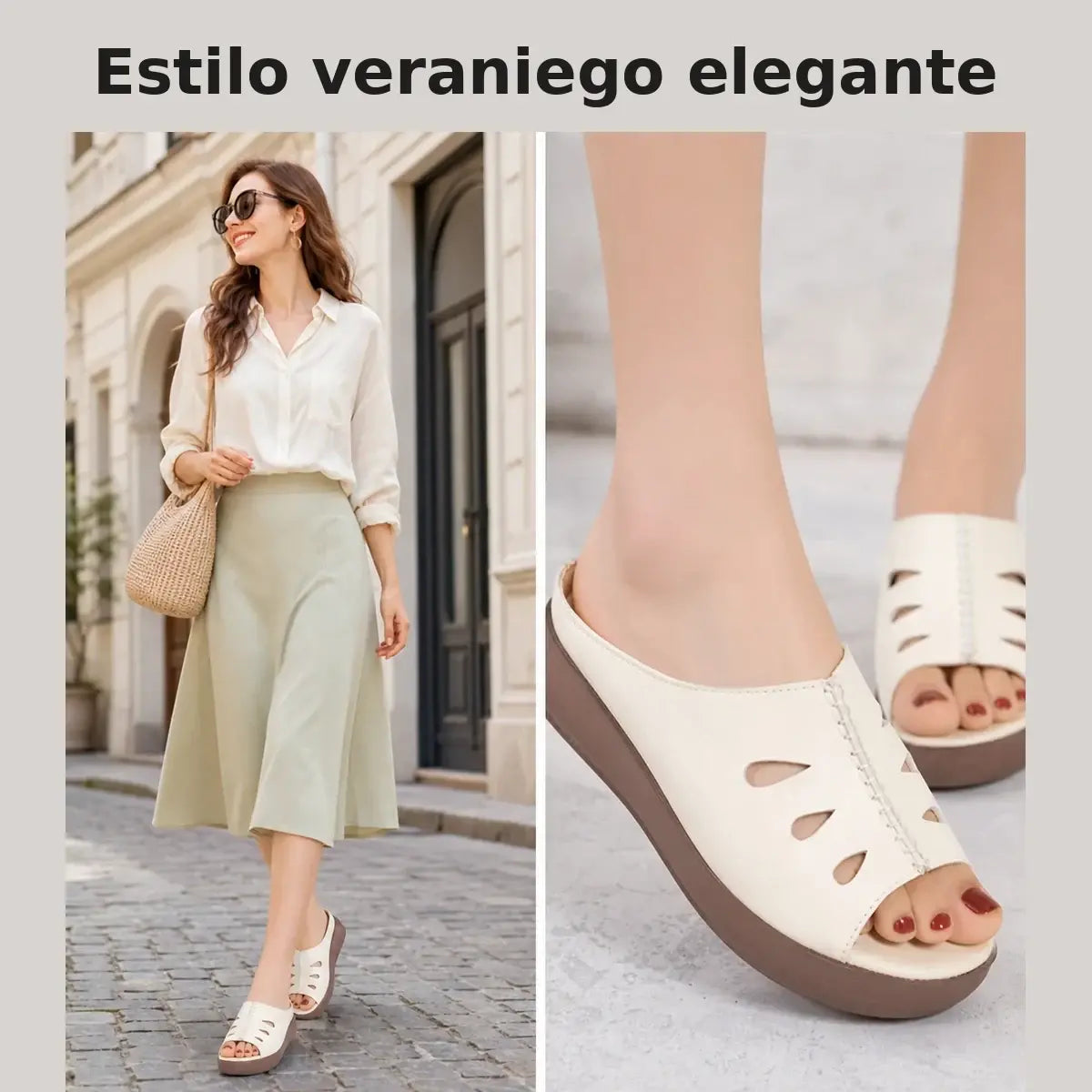 👠【35–41】Zapatos de mujer elegantes y con estilo, de suela blanda.