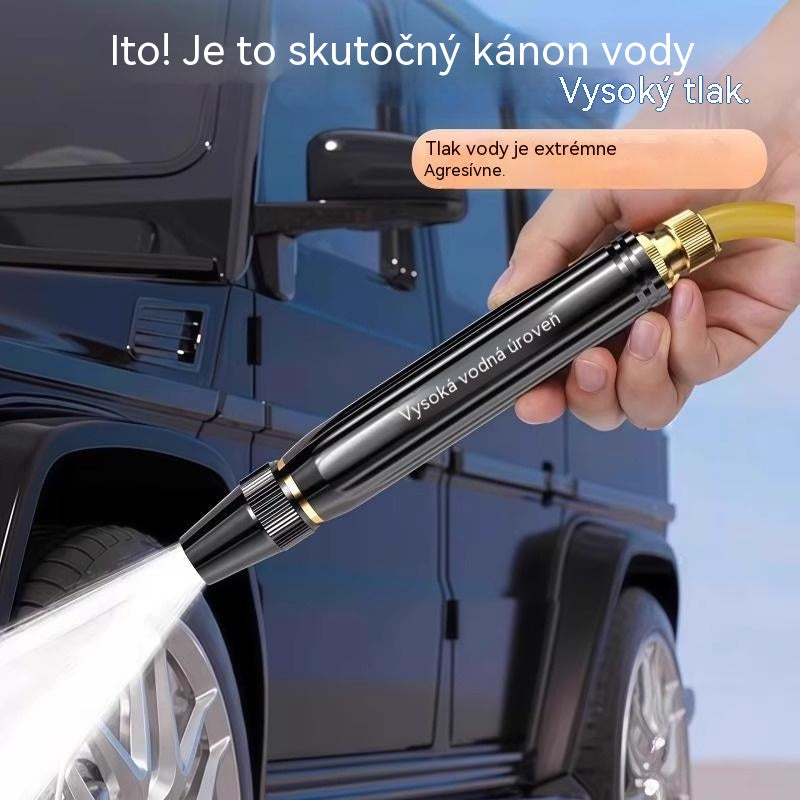 🚗🔥Kúpte 1 a dostanete 1 zadarmo!🔥Nová vysokotlaková tryska na umývanie áut, univerzálna na polievanie kvetín, umývanie áut a čistenie podláh