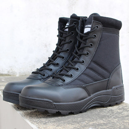 🔥👍【38-45】Botas tácticas de alta calidad para otoño e invierno para hombres y mujeres: impermeables, cálidas y resistentes al desgaste