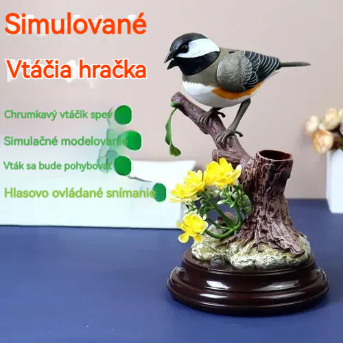 🦜🐦🐦【Kúp 1 a získaj 1 zadarmo】Kreatívne, roztomilé vtáčie ozdoby ovládané hlasom na dekoráciu stola v izbe.
