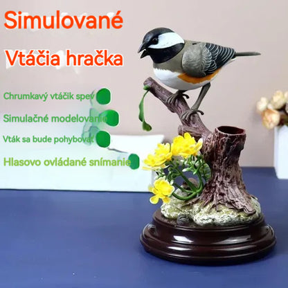 🦜🐦🐦【Kúp 1 a získaj 1 zadarmo】Kreatívne, roztomilé vtáčie ozdoby ovládané hlasom na dekoráciu stola v izbe.