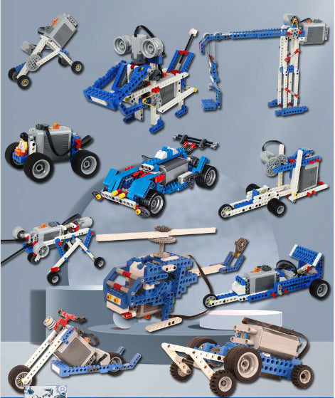 🤖🧩【Ograniczona zniżka 50%】Zestaw LEGO Electric Robot Construction dla dzieci