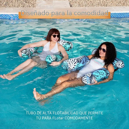 🏊¡Gran oferta de verano con un 60% de descuento 💺 Silla flotante inflable: cómoda, estable y perfecta para relajarse en el agua 🌊