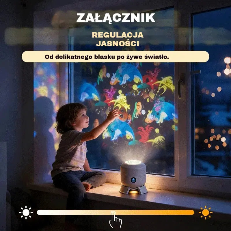 💖🌙【Tylko za pół ceny】2026 dynamiczna obrotowa lampa projekcyjna LED ☁️🔥✨