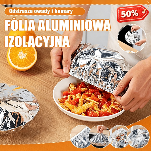 📢📢 RABAT 50%!⏰【50 sztuk】 Pokrywa izolacyjna z folii aluminiowej