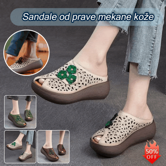 👡【35-40】Nove retro sandale iz 2026. s debelim potplatom i ribljim ustima