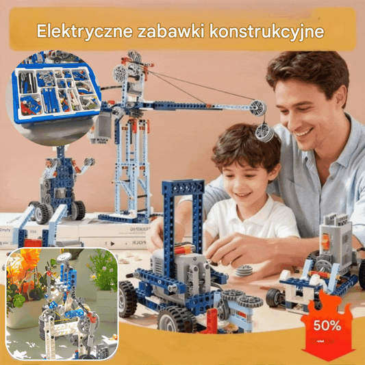 🤖🧩【Ograniczona zniżka 50%】Zestaw LEGO Electric Robot Construction dla dzieci