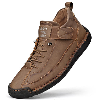 🥾🏆【30% REDUCERE】【38-48】 Pantofi casual pentru bărbați, de înaltă calitate, lucrați manual, pentru muncă, în aer liber, cusuți 3879914