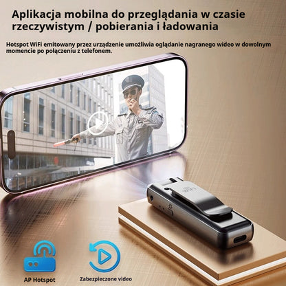 🔥Hit Sprzedaży 【Rabat 50%】⏳ Profesjonalna kamera akcji piersiowa, przenośny rejestrator wideo z wysoką rozdzielczością obrazu