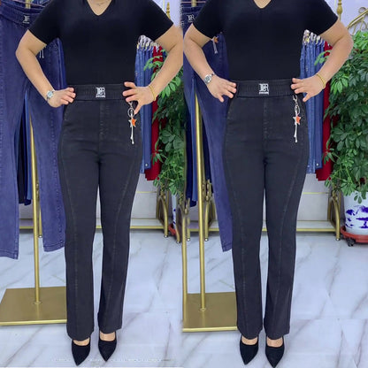 👖【M-4XL】Ženske rastezljive traperice visokog struka