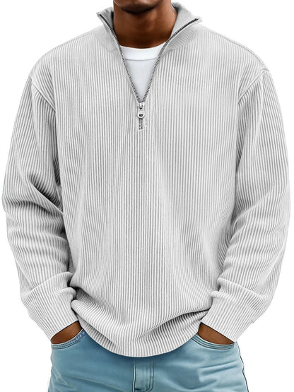 🔥【S-5XL】Nuevo polo de cuello alto sencillo de color liso para hombre, colección 2026