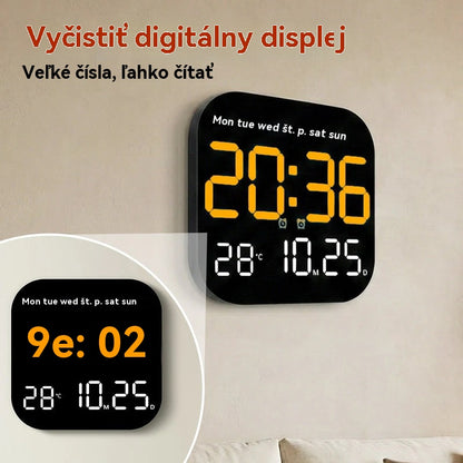 🔥Top hit 【Zľava 50%】🕰️ Predaných viac ako 50 000 kusov! Digitálne hodiny do domácnosti a kancelárie – jemné budenie, rozlúčte sa s rušivými budíkmi!