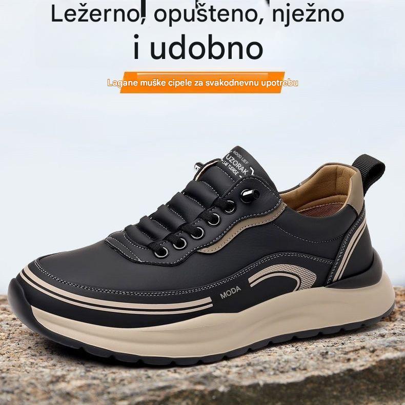 🔥Veliki prodajni hit 【Popust 50%】👟【39-45】Vodootporne i otporne na mrlje kožne tenisice s mekom udobnom potplatom.