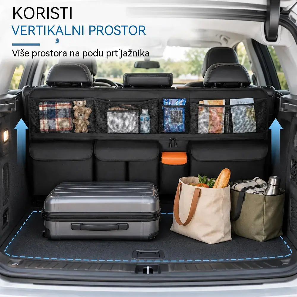 🚗 Viseći organizator prtljažnika – oslobodite prostor na podu prtljažnika i zadržite red! ✨📦