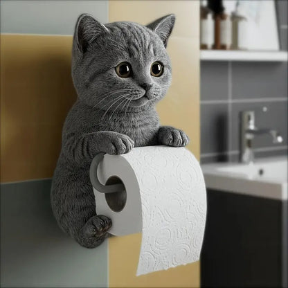 🐱Uroczy uchwyt na papier toaletowy z motywem kota