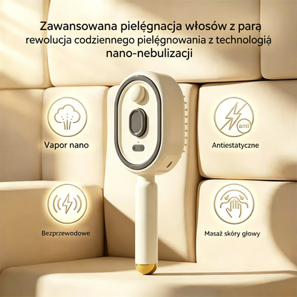 ⚡💨 Elektryczny sprayer z grzebieniem do masażu i poduszką powietrzną