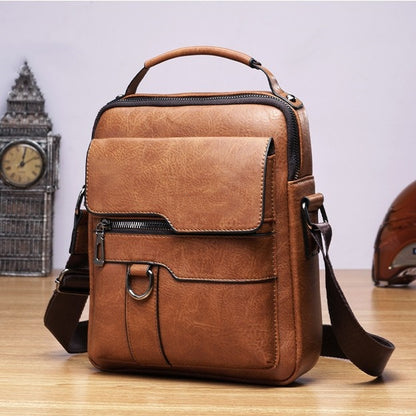🔥【Oferta especial】Descuentos 2025 👜 Elegante bolso masculino de piel Oxford – casual, de uso diario, bandolera