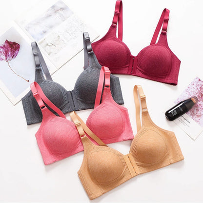 💥【3 komada】Visokokvalitetni push-up grudnjak bez šavova, moderan i seksi, sprečava opuštanje