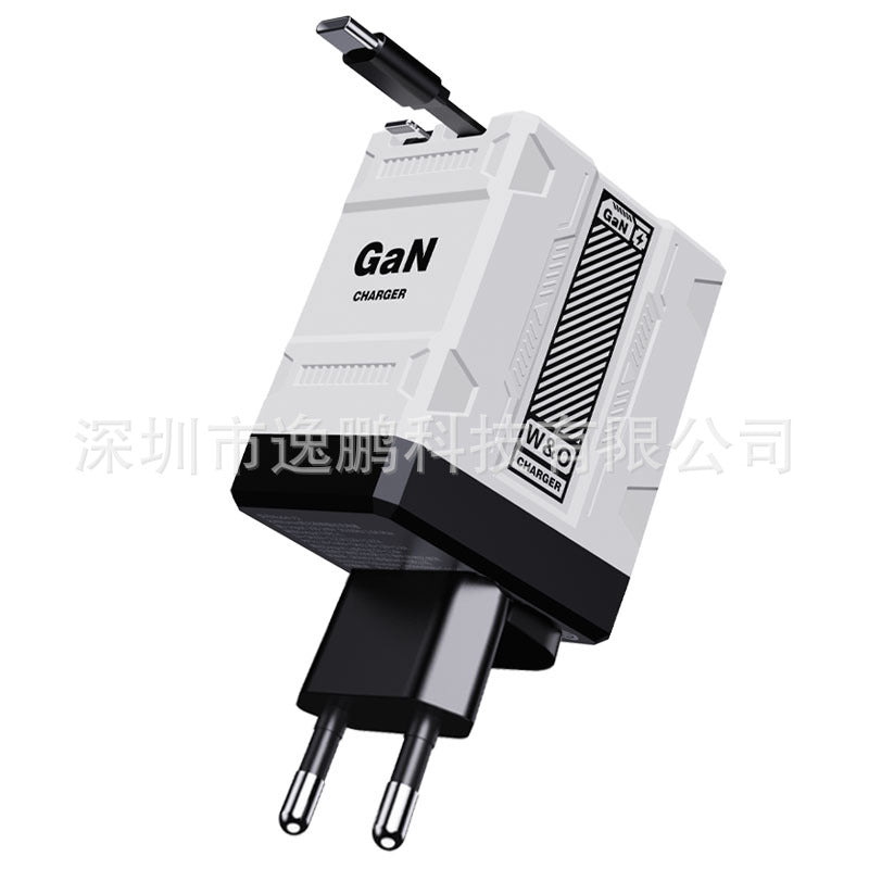 ⚡ Rýchlonabíjačka 2 v 1 s technológiou GaN a výkonom 120 W pre iPhone, mobilné telefóny a tablety 🔋