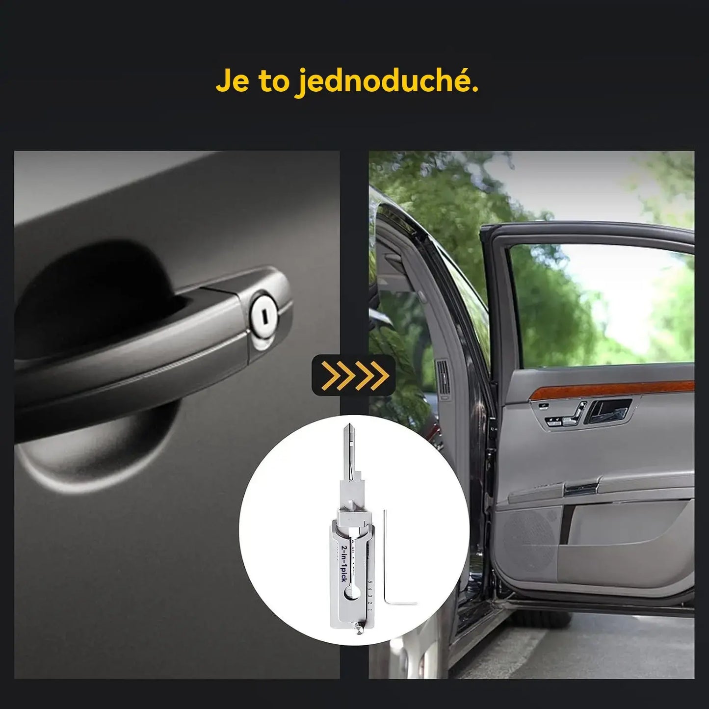 🔐Specjalne promocje w tym tygodniu🔑 - 50% zniżki🔥Dekoder kluczy ze stali nierdzewnej