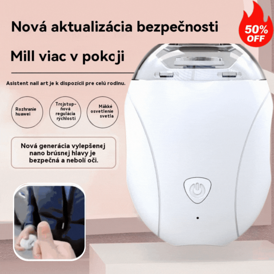 💅 ✨【50 % zľava】 Nová verzia 2026! Automatický pilník na nechty – bezpečná a šetrná starostlivosť o nechty 👶🔧