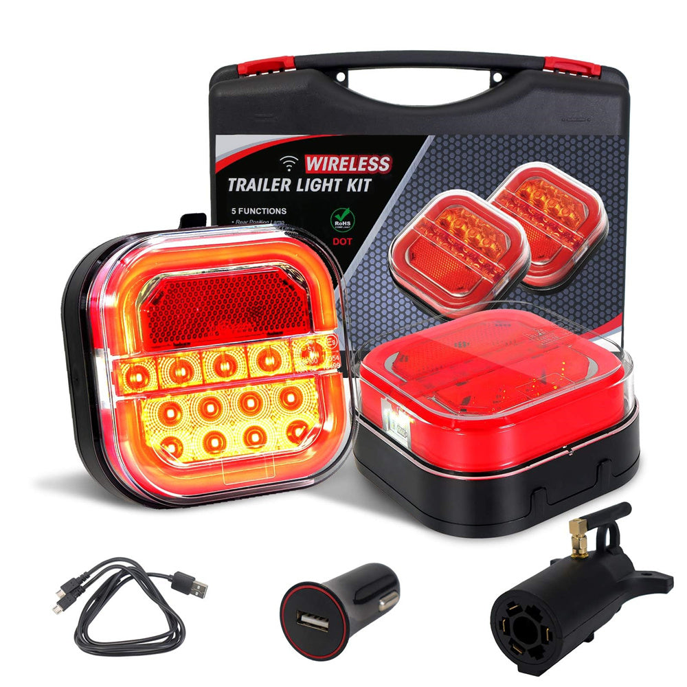 【Uniwersalne 12V/24V】🚦 Światła LED do przyczep