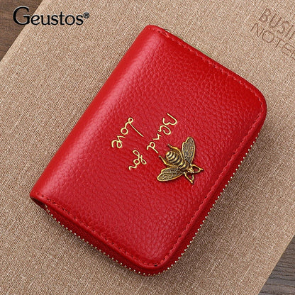 🔥【Compra 1 y obten 1 gratis】Nueva billetera pequeña con varias tarjetas: piel auténtica resistente al agua y al desgaste.