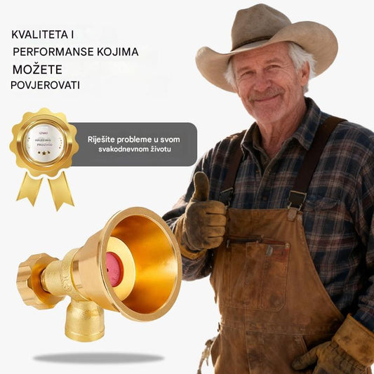 💦🔥Posebna vremenski ograničena ponuda🔥Mjedena poljoprivredna mlaznica za prskanje s podesivom mlaznicom 🌾