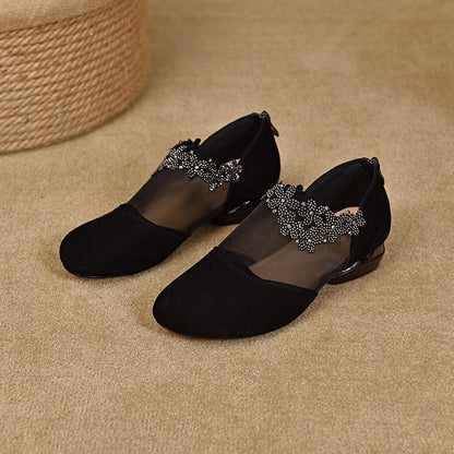 ✨【35-41】🎉📣50% zľava🏆2025 nové klinové podpätky s dutou sieťovinou s mäkkým spodkom pre ženy