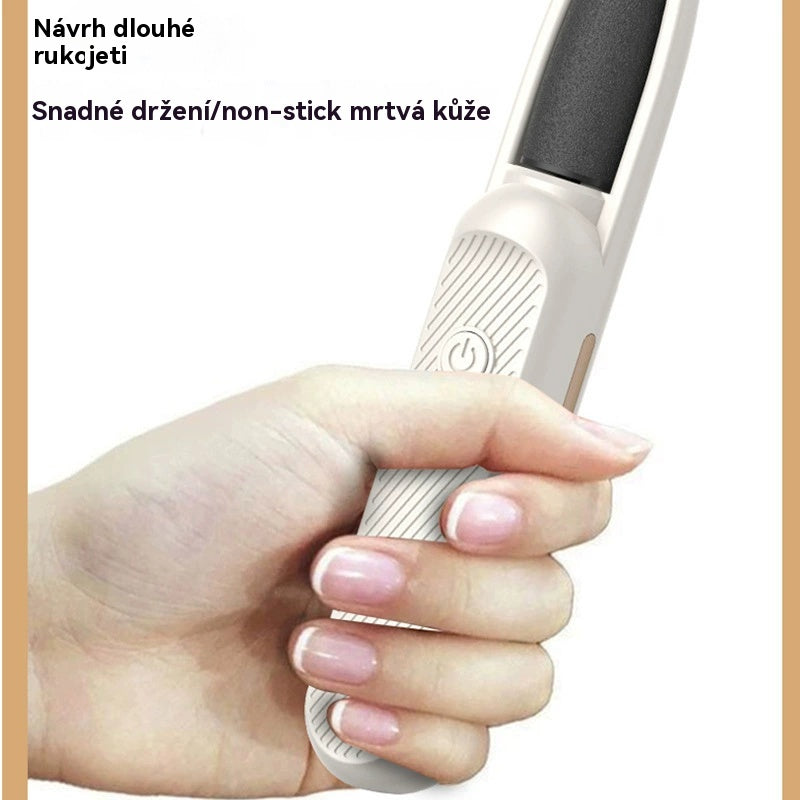🦶🛁✨🔥【Horký prodej】Přenosný elektrický pilník na paty, exfoliační a multifunkční přístroj na péči o nohy