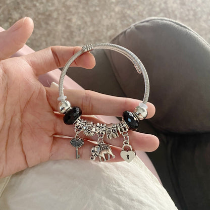 🔥【Kupite 1 i dobijete 1 besplatno】💖✨Podesiva narukvica od 925 srebra s hvatačem snova