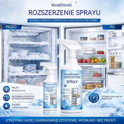 🔥【2 butelki za 99 zł】❄️ Nowy spray do odmrażania 2026 🧡 Szybko usuwa lód z zamrażarki
