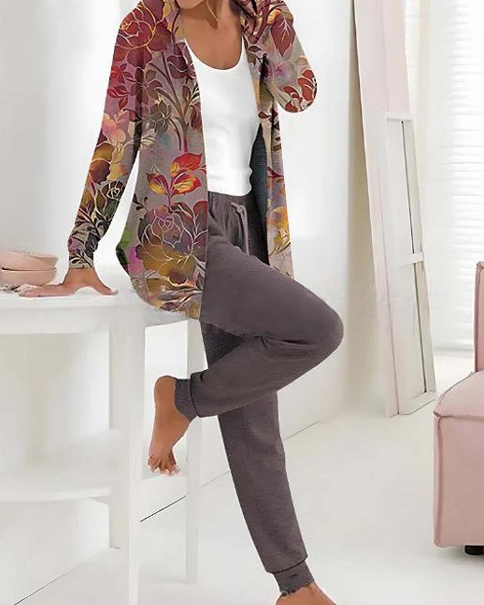 💃 50% OFF 💖 Nuevo conjunto de algodón sencillo para otoño e invierno 2025