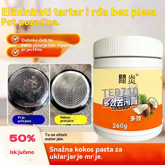 🔥【Kupite 1, dobijte 1 gratis】Višenamjenska krema za čišćenje kućanstva za uklanjanje ulja, hrđe i kamenca.